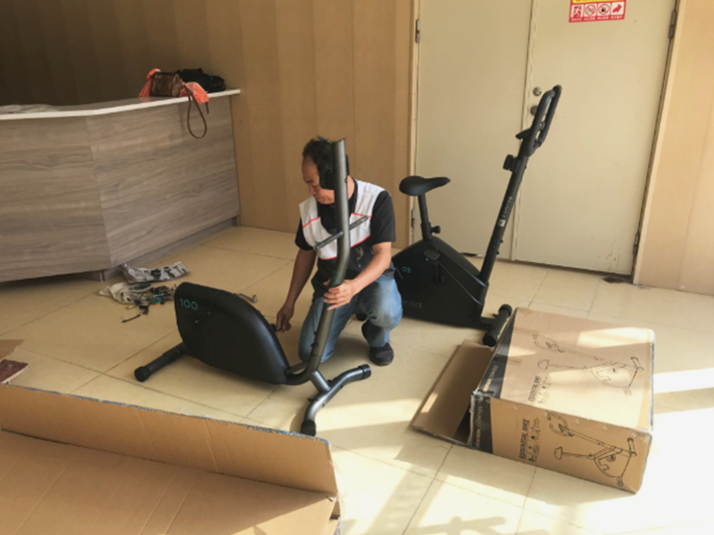 运动器材类终端使用包装方案